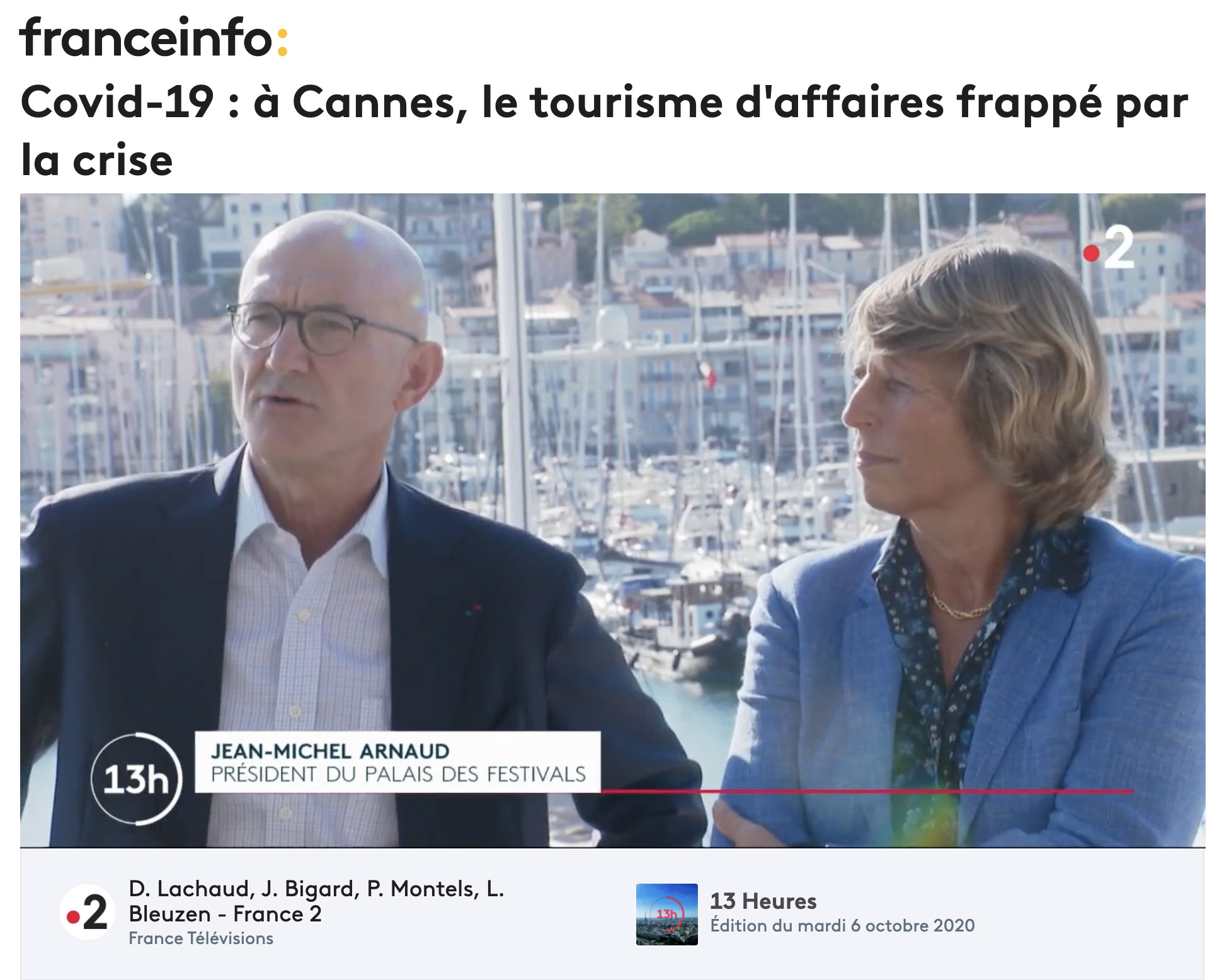 Covid-19 : à Cannes, le tourisme d’affaires frappé par la crise