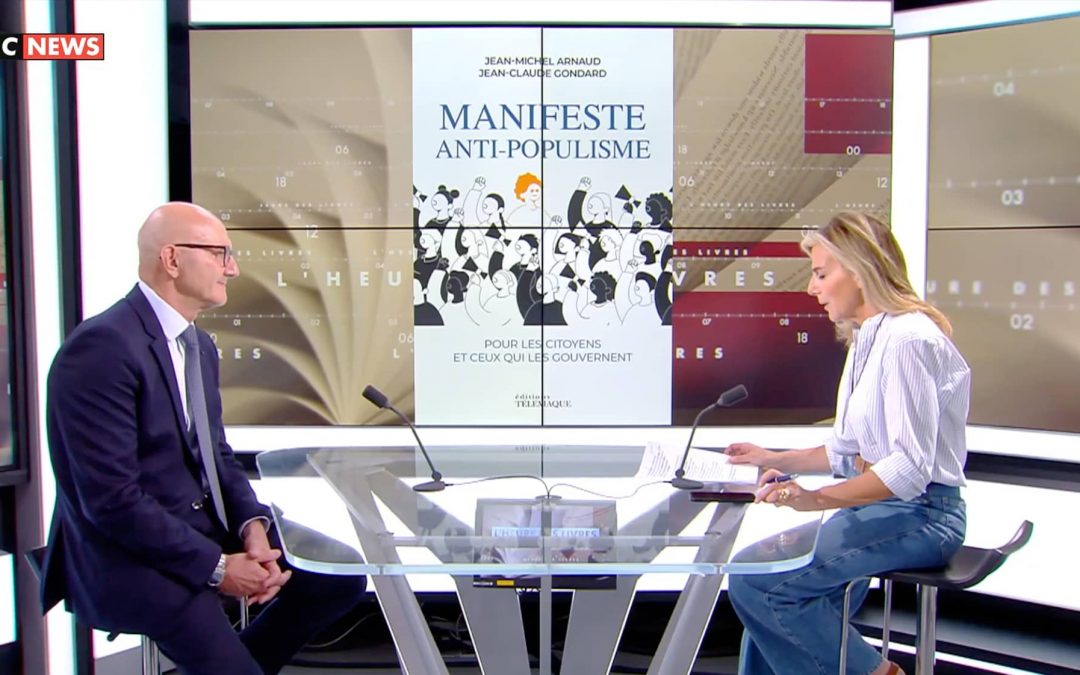 Anne Fulda reçoit Jean-Michel Arnaud dans son émission l’Heure des Livres sur C8