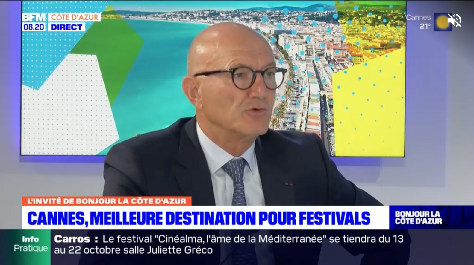 BFM Côte d’azur : Cannes, les travaux posent des « soucis » mais sont « capitaux » pour le Palais des festivals