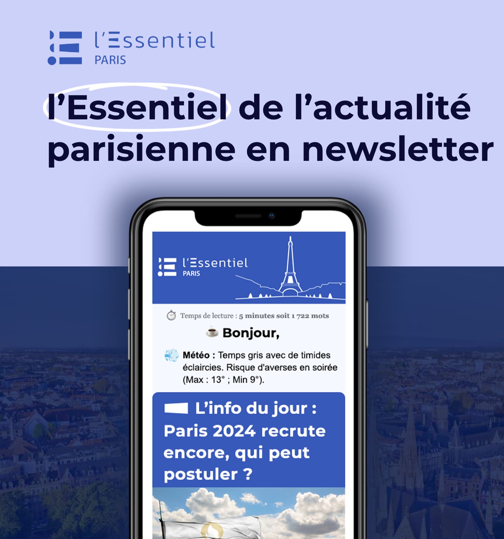 Lancement de L’essentiel Paris 🚀