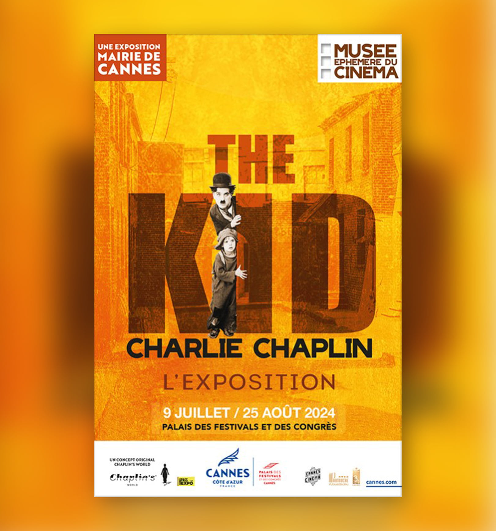 🙏 Hommage à « Charlot », l’exposition «The Kid » du 9 juillet au 25 août 2024